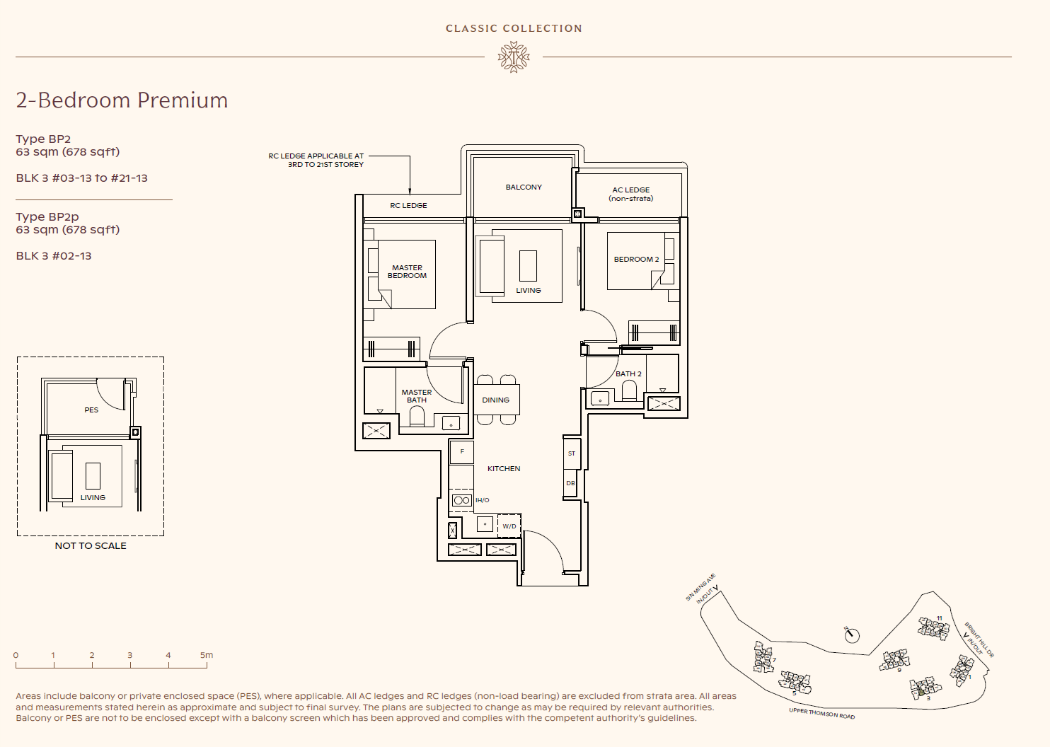 Thomson Reserve 2 Bedroom Floor Plan 10