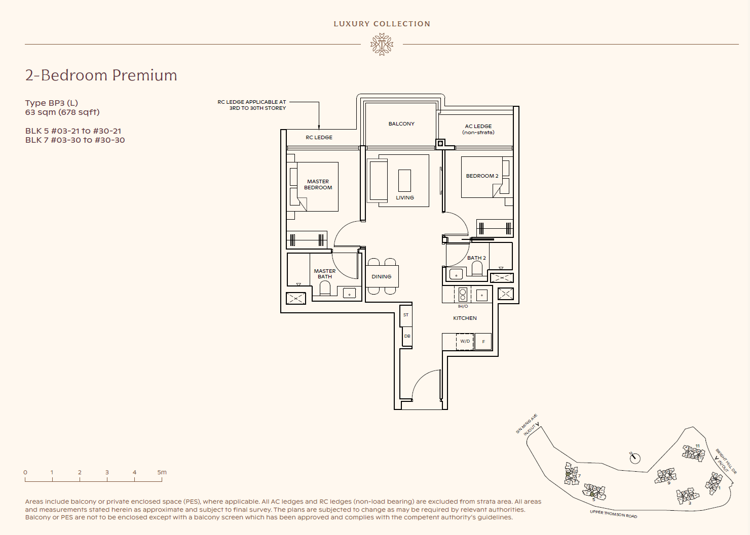 Thomson Reserve 2 Bedroom Floor Plan 13