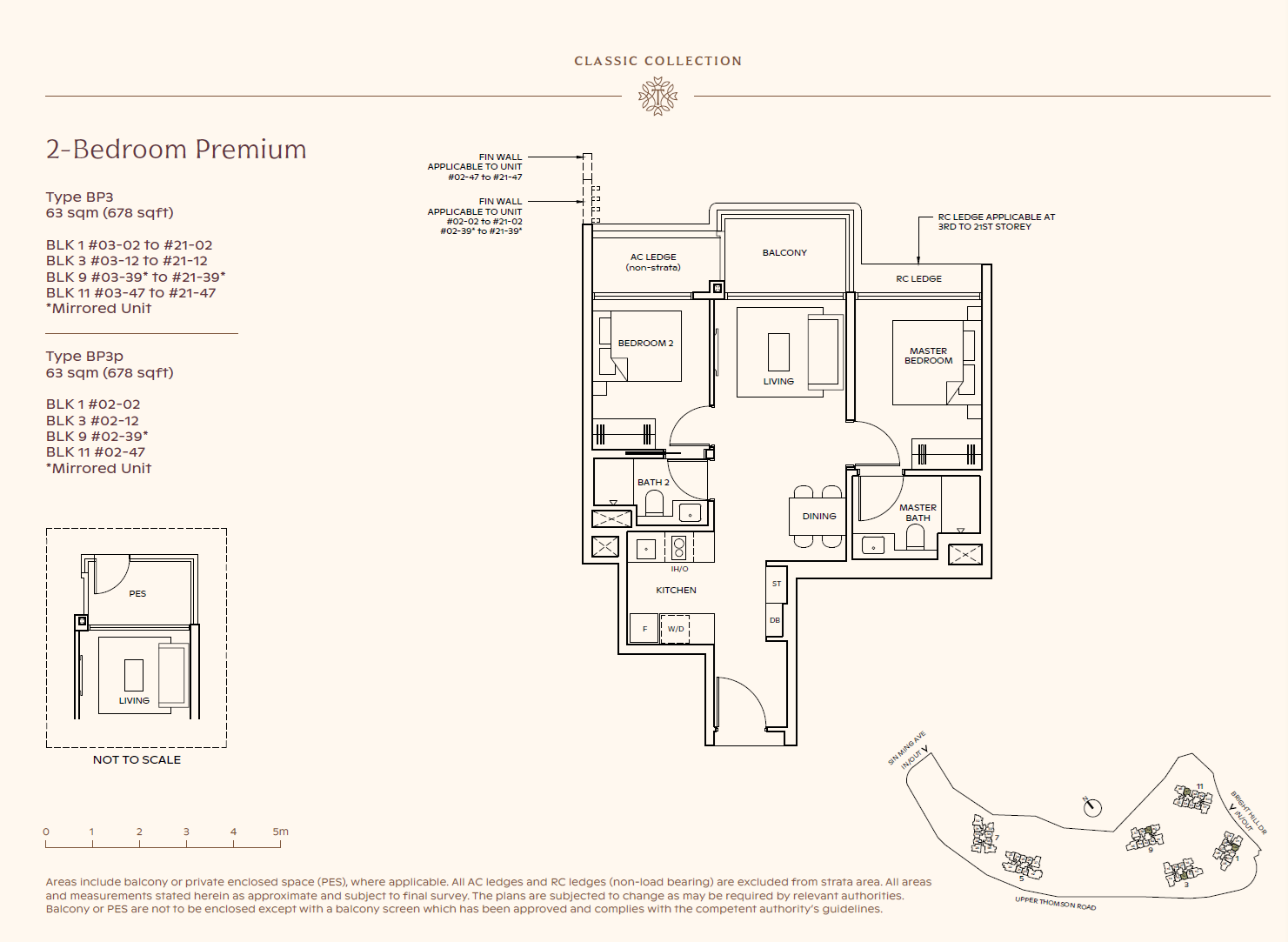 Thomson Reserve 2 Bedroom Floor Plan 14
