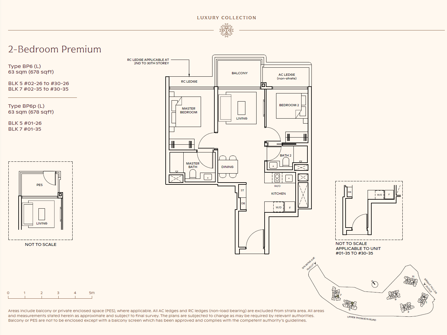 Thomson Reserve 2 Bedroom Floor Plan 21
