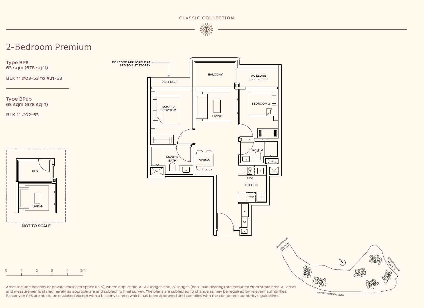 Thomson Reserve 2 Bedroom Floor Plan 25