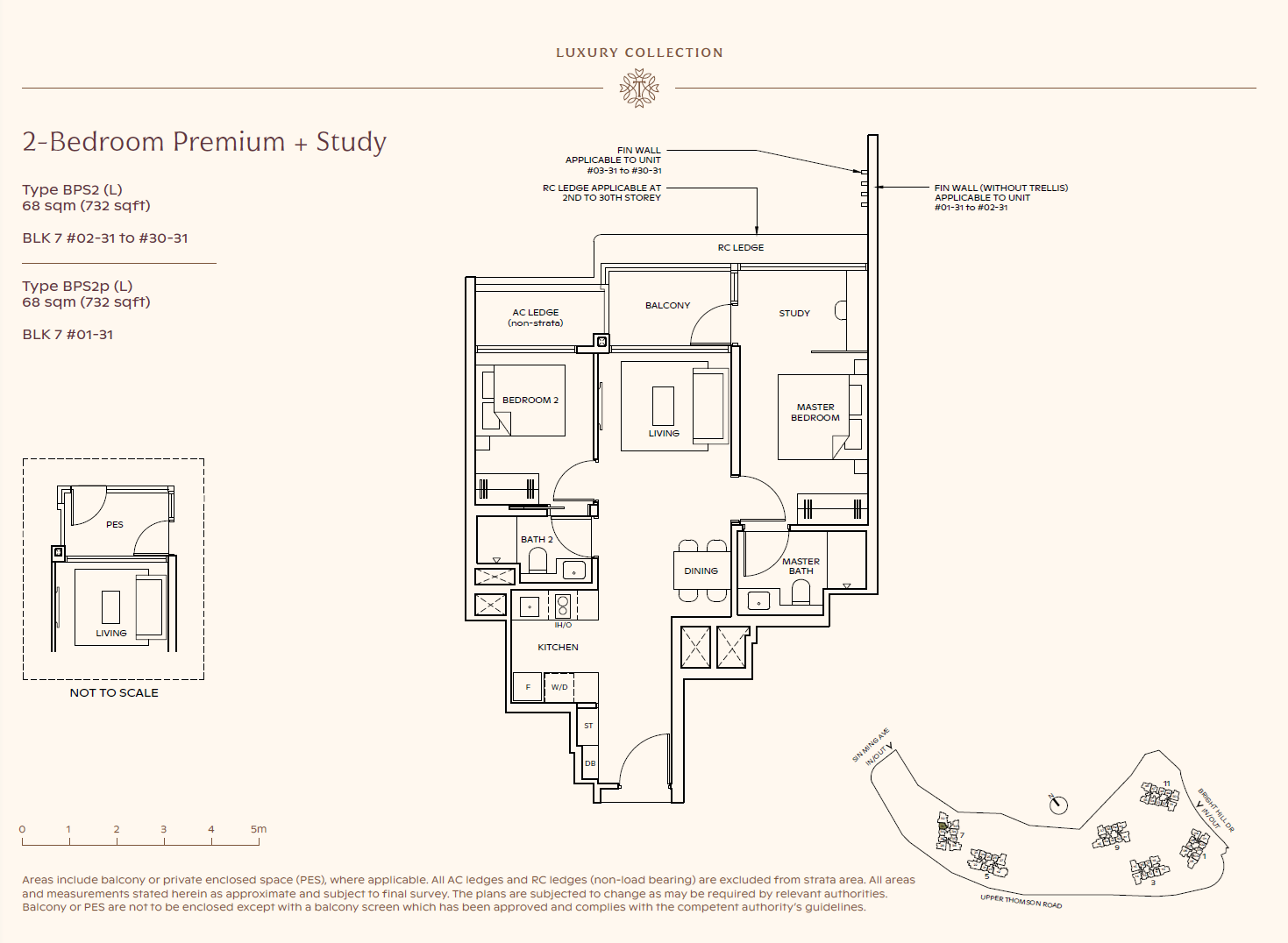Thomson Reserve 2 Bedroom Floor Plan 30