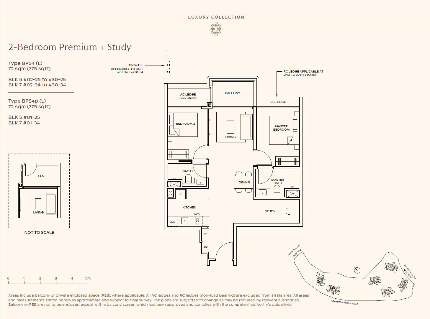 Thomson Reserve 2 Bedroom Floor Plan 36